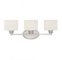 Savoy House Canada 8-890-3-SN - Kane 3-Light Bathroom Vanity Light in Satin Nickel