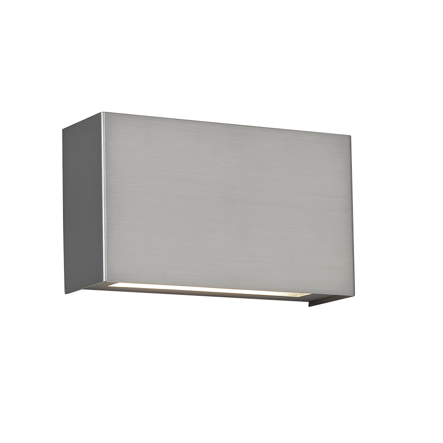 Blok LED Wall Sconce 2700K in Satin Nickel