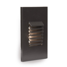 WAC Canada 4061-30BZ - LED Low Voltage Vertical Louvered Step and Wall Light