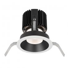 WAC Canada R4RD1T-N840-BKWT - Volta Round Shallow Regressed Trim with LED Light Engine