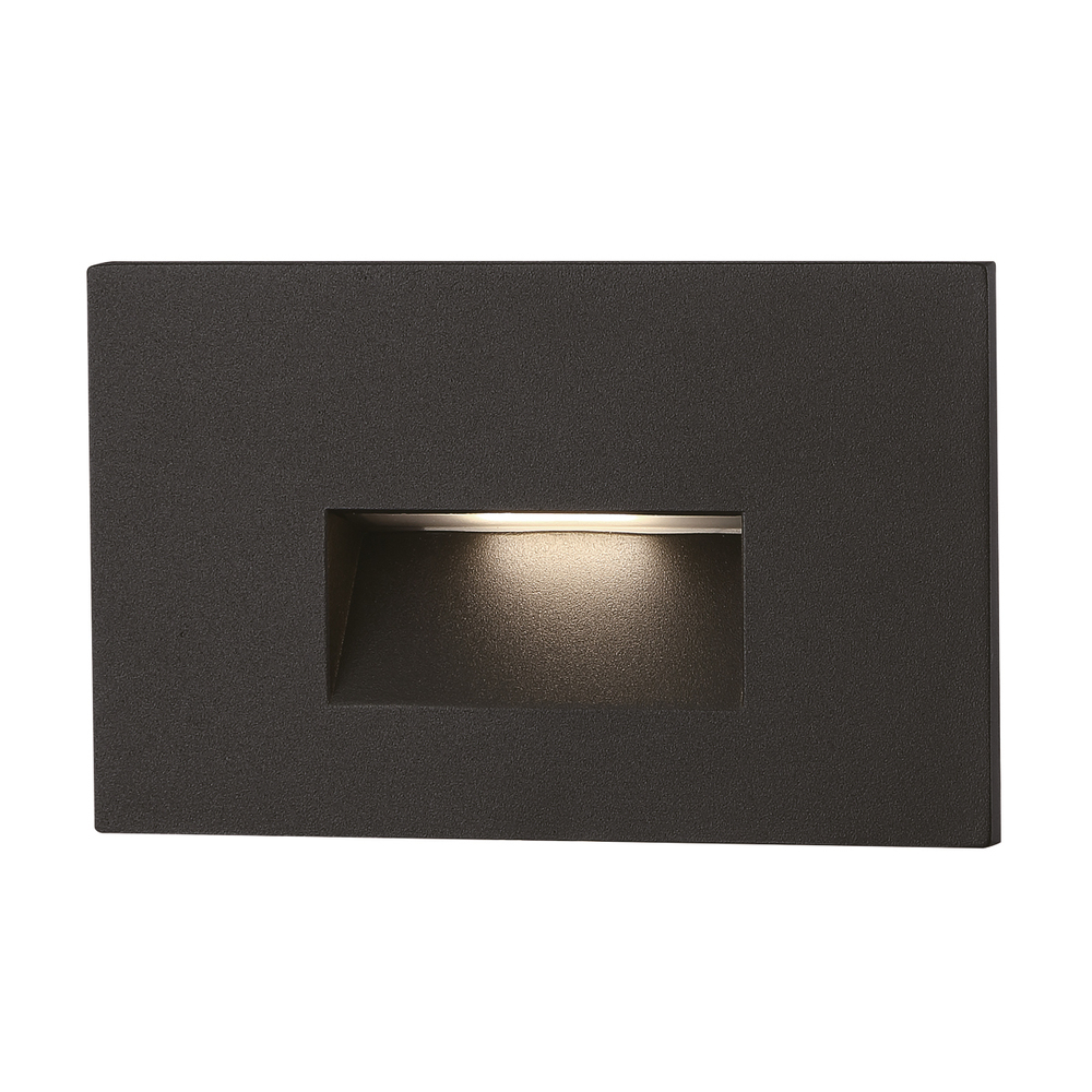 Step LT , Hrz, Recessed Trim, Blk