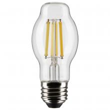 Satco Products Inc. S21856 - 8 Watt BT15 LED; Clear; Medium Base; 2700K; 800 Lumens; 120 Volt