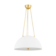 Hudson Valley MDS1100-AGB/WP - 3 LIGHT PENDANT