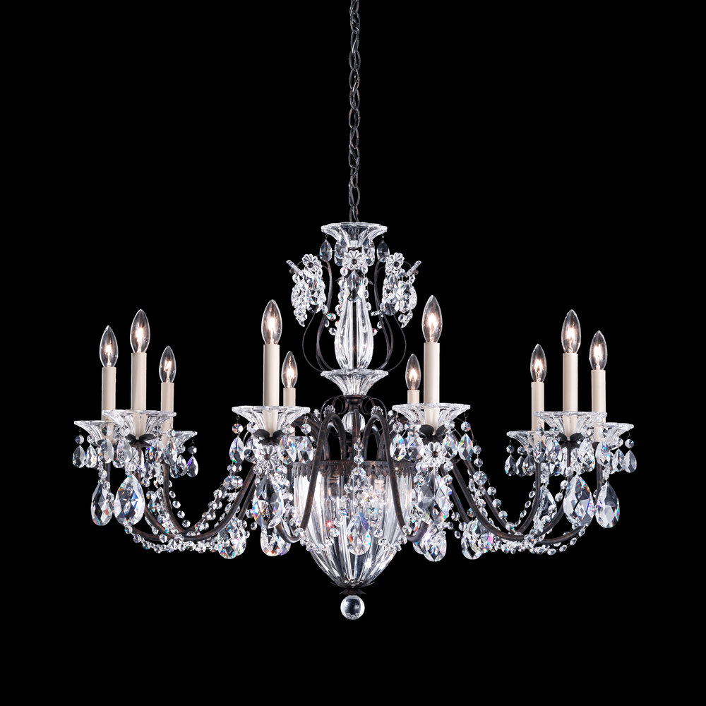 Bagatelle 13 Light 120V Chandelier in Polished Silver with Clear Radiance Crystal