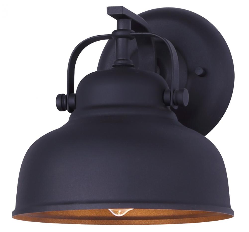 IOL405BK-A, 1 Light Outdoor Lantern, Black Finish