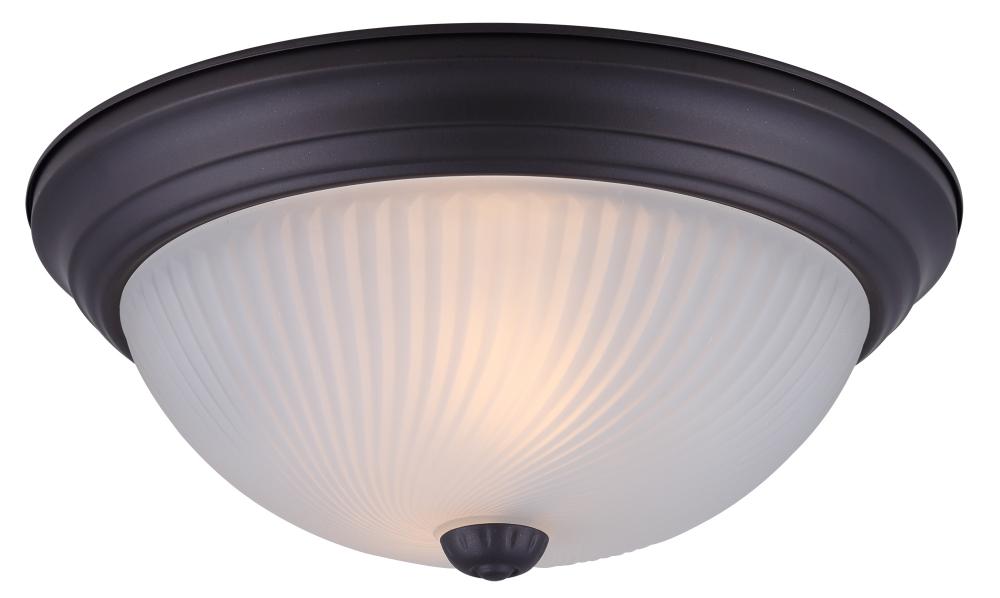 IFM213 ORB, 2 Light Flush Mount, Bronze Finish