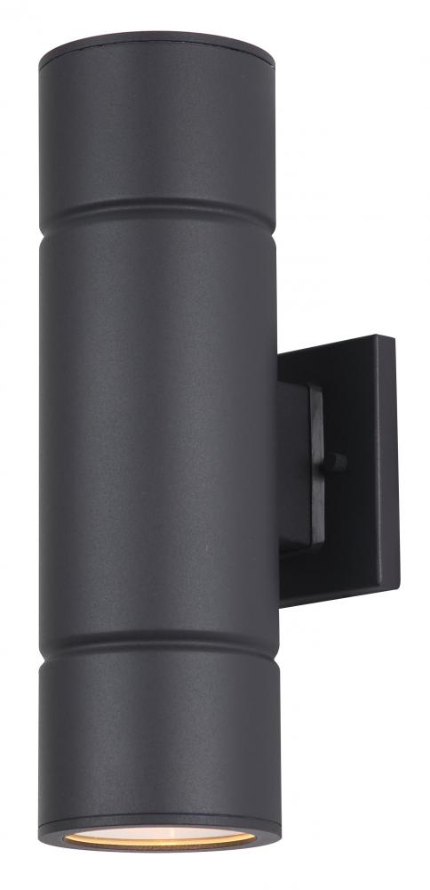 Taylin 2 Light Outdoor Lantern, Black Finish