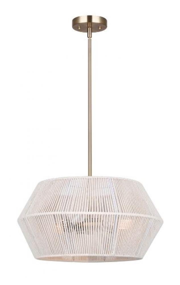 Willow 4 Light Gold Modern Chandelier for Dining Rooms and Living Rooms