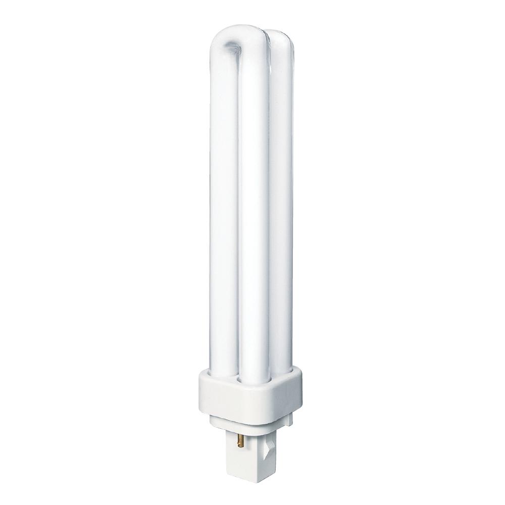 Compact Fluorescent 2-Pin Double Twin Tube G24d-3 26W 2700K  Standard