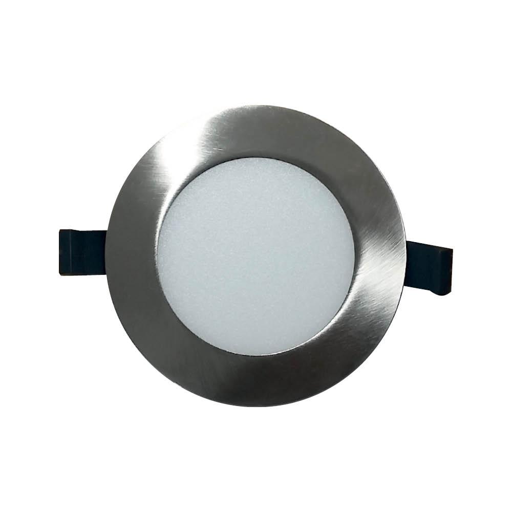 LED Low Profile Downlight  11W 120V 30K Dim 4IN  White Round ELUME