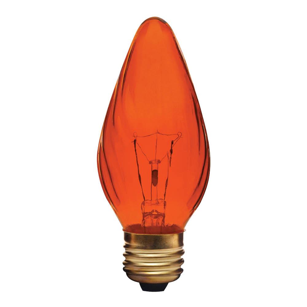 INCANDESCENT COLOURED LAMPS F15 / MED BASE E26 / 40W / 130V Standard