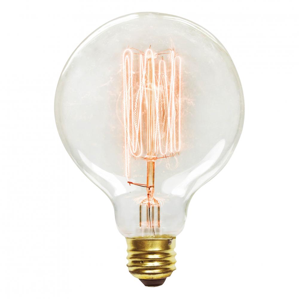 INCANDESCENT VICTORIAN STYLE G30 SQU. CAGE/ E26 / 60W / 120V Standard