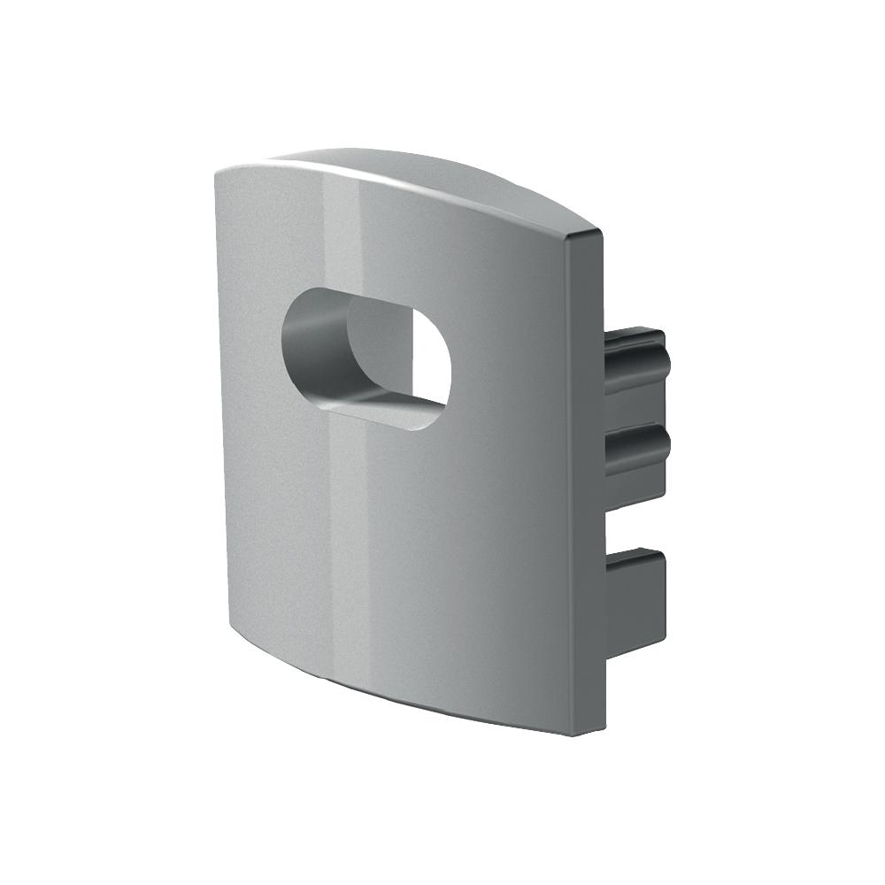 End cap With Hole for Extrusion Series 400 10 PER PACK STANDARD