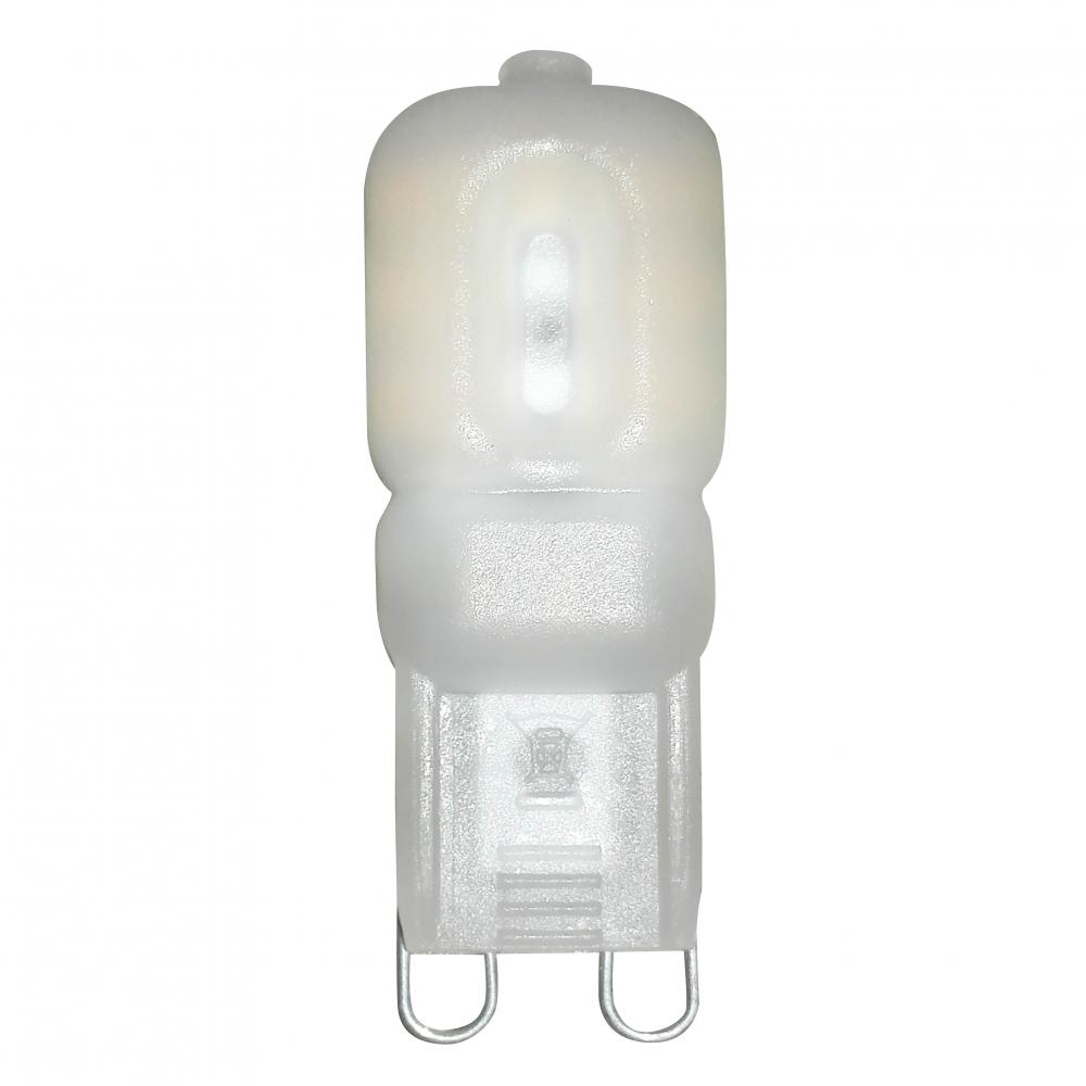 LED Lamp JD G9 Base 2.5W 120V 27K Dim   Frosted STANDARD