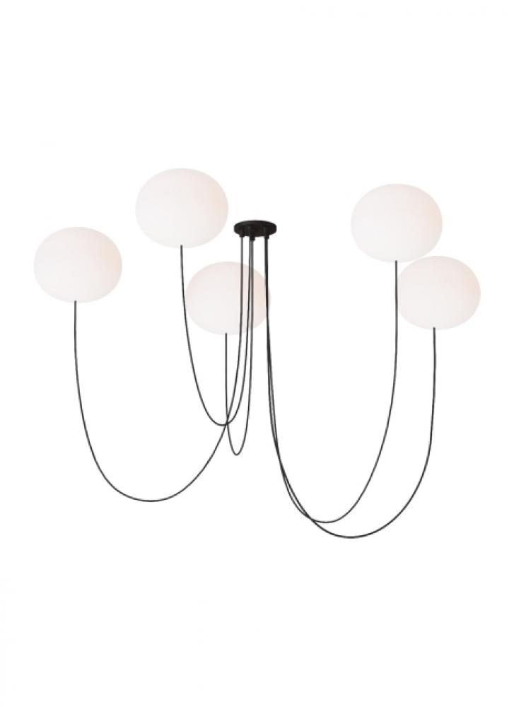 Helium Large 5 Light Chandelier