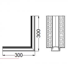 Maxilite MX 5635-CL - Drywall Profile