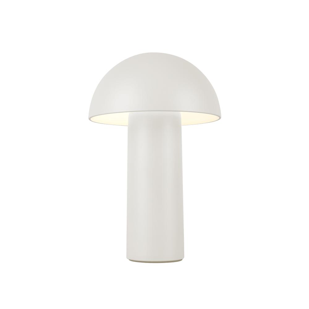 Setas 6-in Cream LED Table Lamp