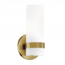 Kuzco Lighting Inc WS9809-BG - Milano 9-in Brushed Gold LED Wall Sconce