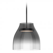 Kuzco Lighting Inc PD62012-BK/CH - Trinity 12-in Black/Chrome LED Pendant