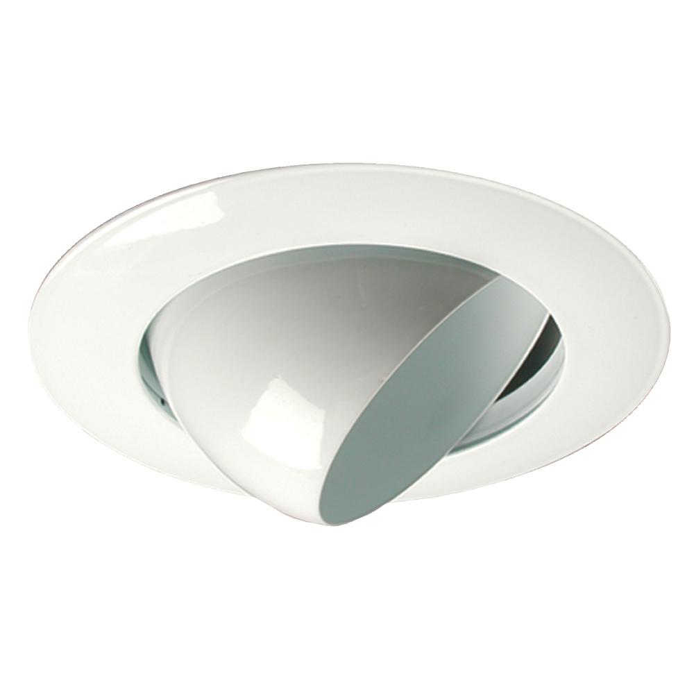 6" Line Voltage Eye Ball - White