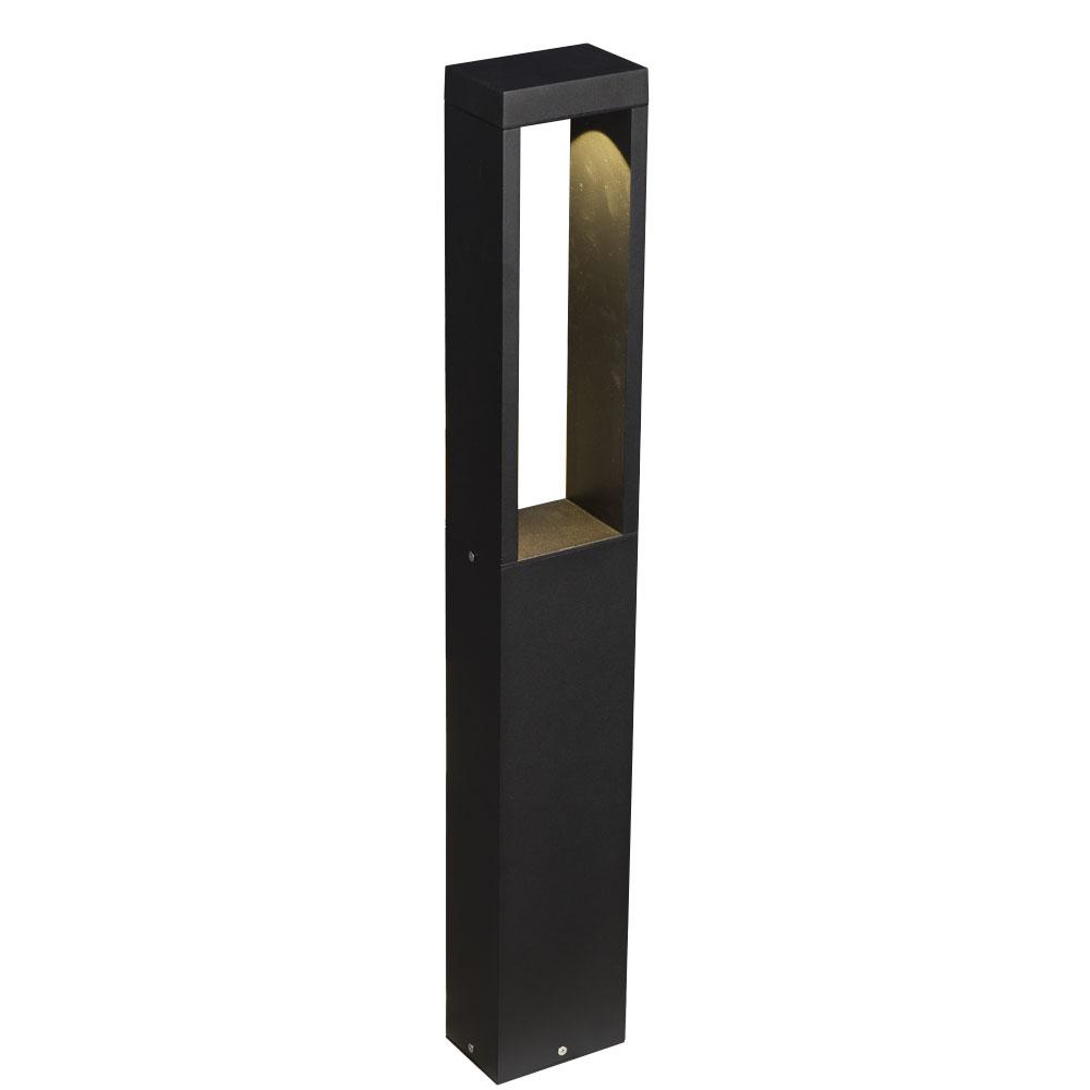 120-277V LED Bollard Light BK 10W 3000K, IP65 Rated