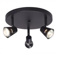 Galaxy Lighting 755599BK - 3L Ceiling BK