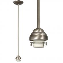 Galaxy Lighting 811850PT-H - Mini Pendant Holder w/ 6",12",18" Extension Rods - Pewter