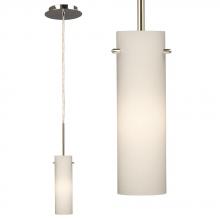 Galaxy Lighting 910924CH - Mini-Pendant - Chrome with Satin White Glass