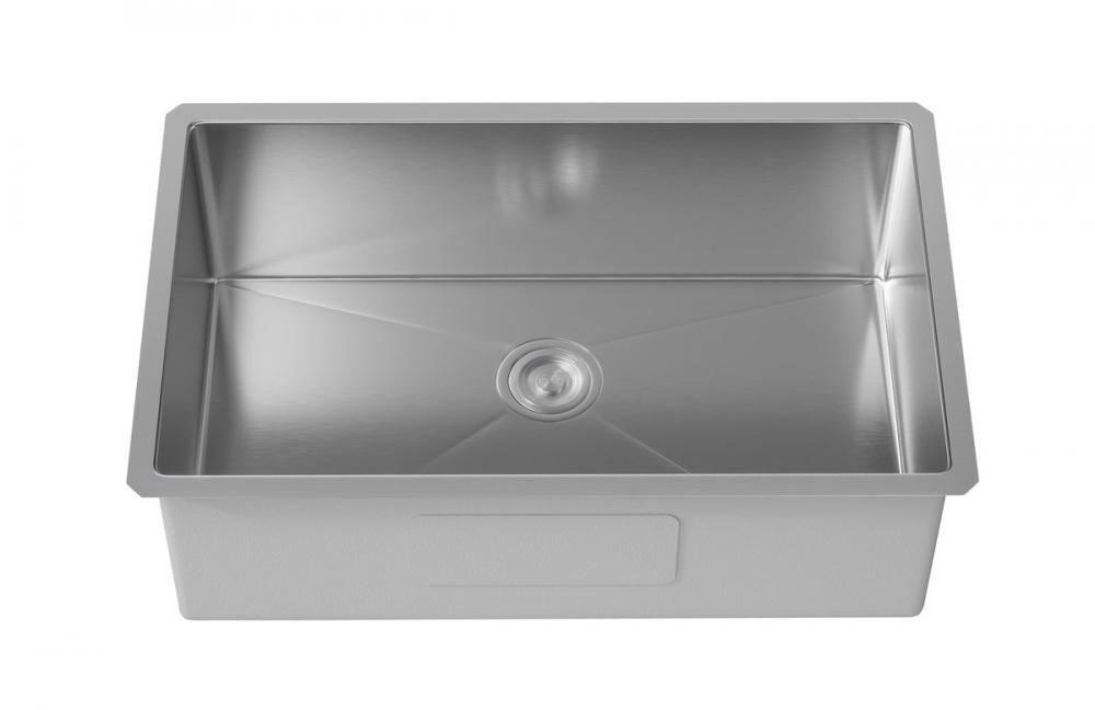 Stainless Steel Undermount Kitchen Sink L32''xW19''xH10"