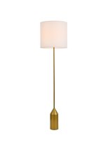 Elegant LD2453FLBR - Ines Floor Lamp in Brass