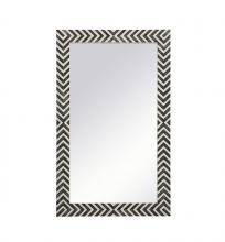 Elegant MR52842 - Rectangle Mirror 28 Inch in Chevron