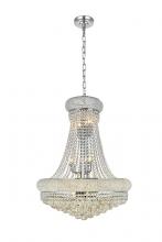 Elegant V1800D24C/RC - Primo 14 Light Chrome Chandelier Clear Royal Cut Crystal