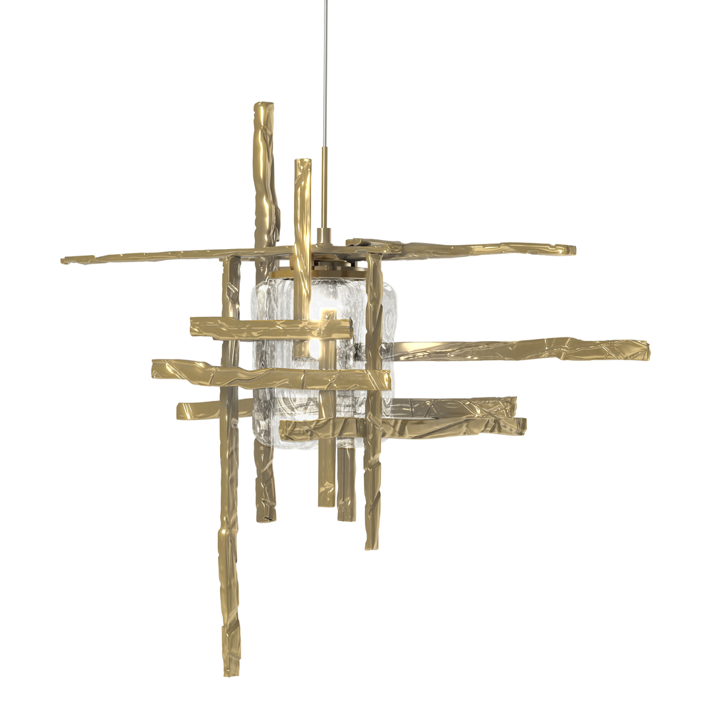 Tura Seeded Glass Low Voltage Mini Pendant