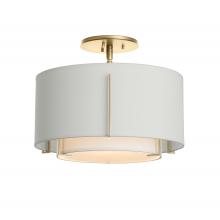 Hubbardton Forge - Canada 126501-SKT-86-SF1099-SJ1590 - Exos Small Double Shade Semi-Flush