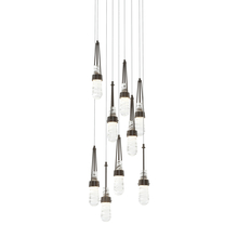 Hubbardton Forge - Canada 131100-SKT-LONG-14-YJ0434 - Link 9-Light Blown Glass Pendant