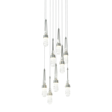 Hubbardton Forge - Canada 131100-SKT-LONG-82-YJ0434 - Link 9-Light Blown Glass Pendant