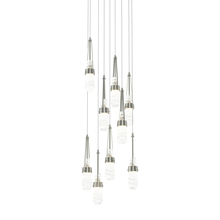 Hubbardton Forge - Canada 131100-SKT-LONG-85-YJ0434 - Link 9-Light Blown Glass Pendant