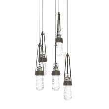 Hubbardton Forge - Canada 131120-SKT-LONG-07-YJ0434 - Link 5-Light Blown Glass Pendant