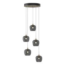 Hubbardton Forge - Canada 131123-SKT-STND-84-YL0709 - Ume 5-Light Pendant