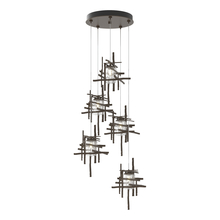 Hubbardton Forge - Canada 131126-SKT-STND-05-II0728 - Tura 5-Light Seeded Glass Pendant