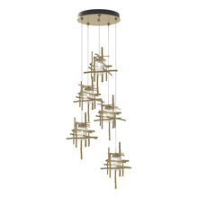 Hubbardton Forge - Canada 131126-SKT-STND-86-II0728 - Tura 5-Light Seeded Glass Pendant