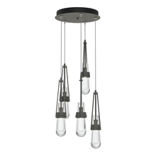 Hubbardton Forge - Canada 131127-SKT-STND-20-ZM0434 - Link 5-Light Clear Glass Pendant