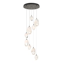 Hubbardton Forge - Canada 131142-SKT-LONG-20-WP0756 - Chrysalis 9-Light Mixed Crystal Pendant