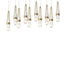 Hubbardton Forge - Canada 131200-SKT-LONG-86-YJ0434 - Link 10-Light Blown Glass Pendant