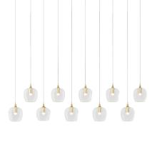 Hubbardton Forge - Canada 131203-SKT-LONG-86-ZM0709 - Ume 10-Light Pendant