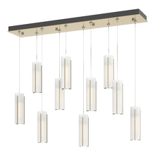 Hubbardton Forge - Canada 131204-SKT-STND-86-GG0065 - Exos Glass 10-Light Pendant