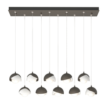 Hubbardton Forge - Canada 131205-SKT-STND-07-02-GG0711 - Brooklyn 10-Light Double Shade Pendant