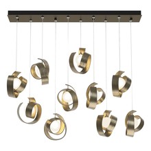 Hubbardton Forge - Canada 131208-SKT-STND-84-GG0711 - Riza 10-Light Pendant