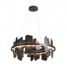 Hubbardton Forge - Canada 139665-LED-STND-07-SL - Ardesia Circular LED Pendant