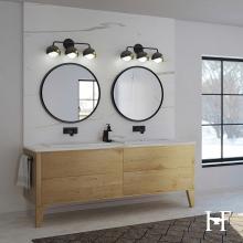 Hubbardton Forge - Canada 201375-SKT-10-86-GG0711 - Brooklyn 3-Light Double Shade Bath Sconce